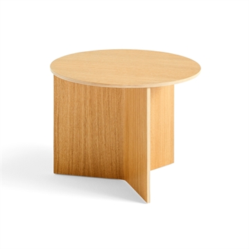 HAY Slit Table Wood Round - Oak